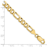 Load image into Gallery viewer, 10k 6.25mm Flat Figaro Chain
