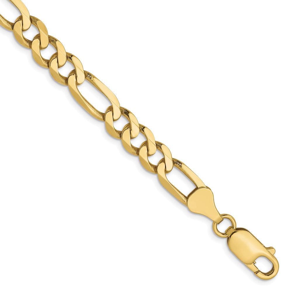 10k 6.25mm Flat Figaro Chain