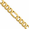 10k 7.5mm Flat Figaro Chain