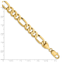 Load image into Gallery viewer, 10k 8.75mm Flat Figaro Chain
