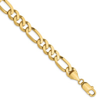 Load image into Gallery viewer, 10k 8.75mm Flat Figaro Chain
