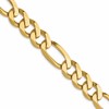 10k 10mm Flat Figaro Chain