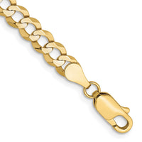 Load image into Gallery viewer, 10k 4.7mm Lightweight Flat Cuban Chain
