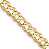 10k 7.2mm Lightweight Flat Cuban Chain