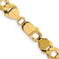 Load image into Gallery viewer, 10k 8.3mm Lightweight Flat Cuban Chain

