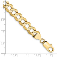 Load image into Gallery viewer, 10k 8.3mm Lightweight Flat Cuban Chain
