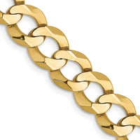 Load image into Gallery viewer, 10k 8.3mm Lightweight Flat Cuban Chain
