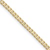 10k 2.2mm Flat Beveled Curb Chain