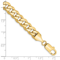Load image into Gallery viewer, 10k 8.25mm Flat Beveled Curb Chain
