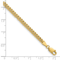 Load image into Gallery viewer, 10k 3.5mm Solid Miami Cuban Chain
