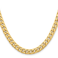 Load image into Gallery viewer, 10k 6.75mm Solid Miami Cuban Chain
