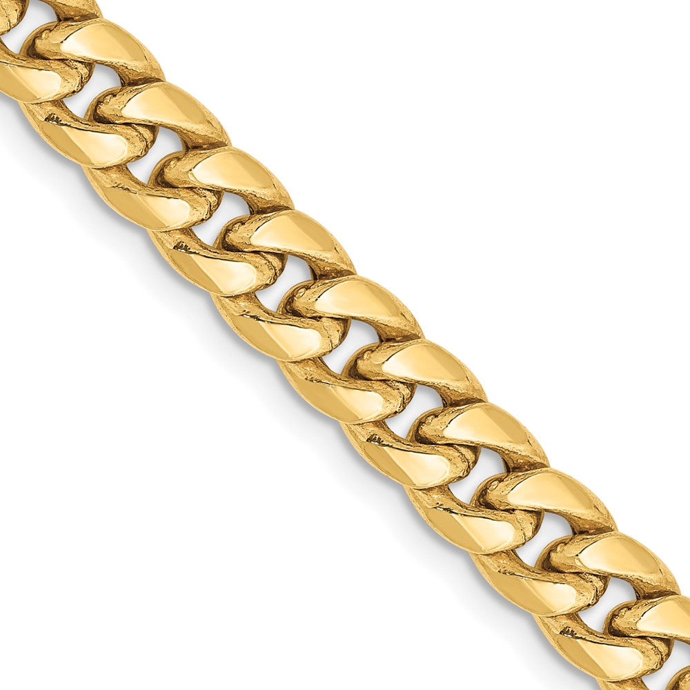 10k 6mm Semi-Solid Miami Cuban Chain