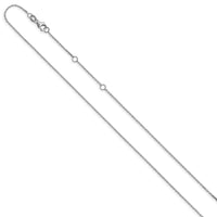 Load image into Gallery viewer, 10k WG .8mm D/C Round Cable 1in+1in Adjustable Chain
