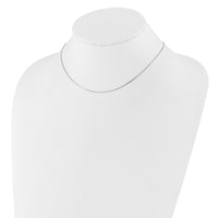 Load image into Gallery viewer, 10k White Gold .7mm Box 1in+1in Adjustable Chain Adjustable
