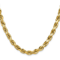 Load image into Gallery viewer, 10K 6.5mm Diamond-Cut Rope Chain
