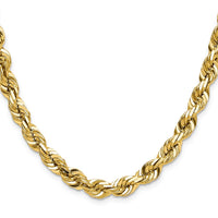 Load image into Gallery viewer, 10K 7mm Diamond-Cut Rope Chain
