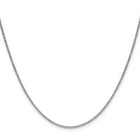 Load image into Gallery viewer, 10K White Gold 1.4mm Flat Cable Chain
