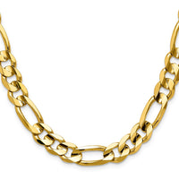 Load image into Gallery viewer, 10K 10.0mm Concave Figaro Chain
