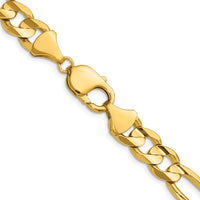 Load image into Gallery viewer, 10K 10.0mm Concave Figaro Chain

