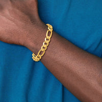 Load image into Gallery viewer, 10K 10.0mm Concave Figaro Chain
