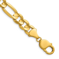 Load image into Gallery viewer, 10K 10.0mm Concave Figaro Chain
