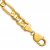 10K 10.0mm Concave Figaro Chain