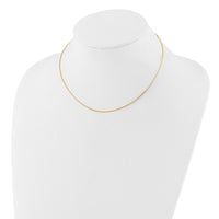 Load image into Gallery viewer, 10K Yellow Gold 1mm Snake Wire Necklace
