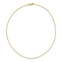 Load image into Gallery viewer, 10K Yellow Gold 1mm Snake Wire Necklace
