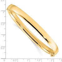 Load image into Gallery viewer, 10K Yellow Gold 5.9mm Bangle
