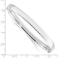 Load image into Gallery viewer, 10K White Gold 5.9mm Bangle
