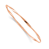Load image into Gallery viewer, 10K Rose Gold Slip-On Bangle
