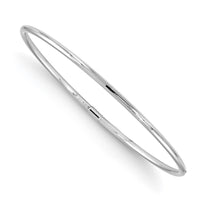 Load image into Gallery viewer, 10K White Gold Slip-On Bangle
