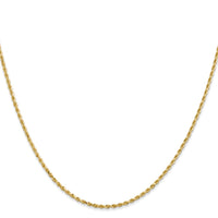 Load image into Gallery viewer, 14K 1.5mm Diamond-Cut Rope Chain
