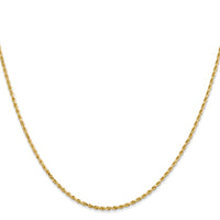 Load image into Gallery viewer, 14K 1.5mm Diamond-Cut Rope Chain
