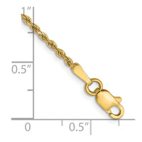 Load image into Gallery viewer, 14K 1.5mm Diamond-Cut Rope Chain
