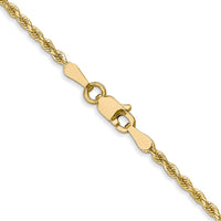 Load image into Gallery viewer, 14K 1.75mm Diamond-Cut Rope Chain
