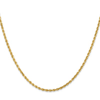 Load image into Gallery viewer, 14K 2mm Diamond-Cut Rope Chain
