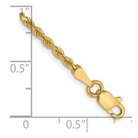 Load image into Gallery viewer, 14K 2mm Diamond-Cut Rope Chain
