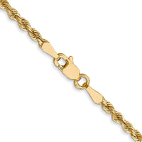 Load image into Gallery viewer, 14K 2.5mm Diamond-Cut Rope Chain
