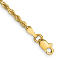 Load image into Gallery viewer, 14K 2.5mm Diamond-Cut Rope Chain
