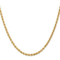 Load image into Gallery viewer, 14K 3mm Diamond-Cut Rope Chain
