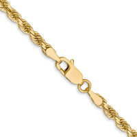 Load image into Gallery viewer, 14K 3mm Diamond-Cut Rope Chain
