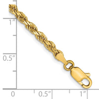 Load image into Gallery viewer, 14K 3mm Diamond-Cut Rope Chain
