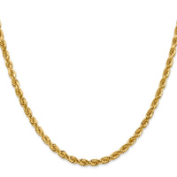 Load image into Gallery viewer, 14K 4mm Diamond-Cut Rope Chain
