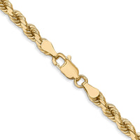 Load image into Gallery viewer, 14K 4mm Diamond-Cut Rope Chain
