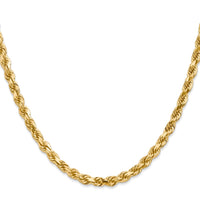 Load image into Gallery viewer, 14K 4.5mm Diamond-Cut Rope Chain
