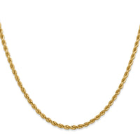 Load image into Gallery viewer, 14K 2.75mm Diamond-Cut Lightweight Rope Chain
