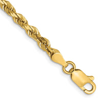 Load image into Gallery viewer, 14K 3.5mm Diamond-Cut Lightweight Rope Chain
