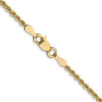 Load image into Gallery viewer, 14K 2mm Solid Regular Rope Chain
