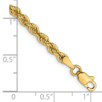 Load image into Gallery viewer, 14K 3mm Solid Regular Rope Chain
